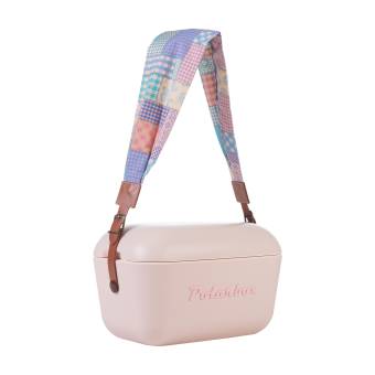 Pasek tekstylny Polarbox Classic wzór Patchwork (Brązowy)