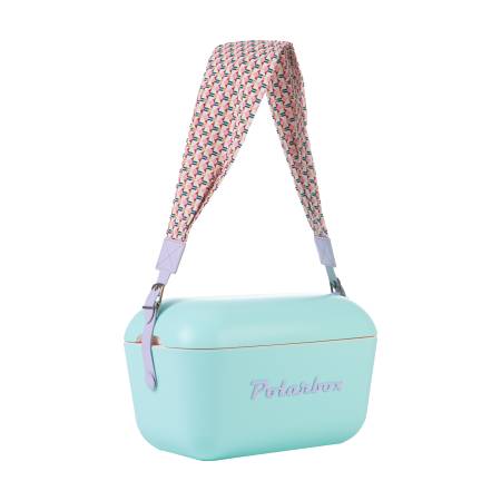 Pasek tekstylny POLARBOX Geometric POP Fioletowy