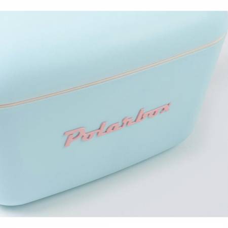 POLARBOX POP 12 Litrów - kolor Błękitny (Celeste) pasek Nude