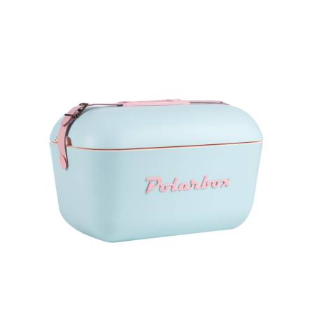 POLARBOX POP 20 Litrów - kolor Błękitny (Celeste) pasek Nude