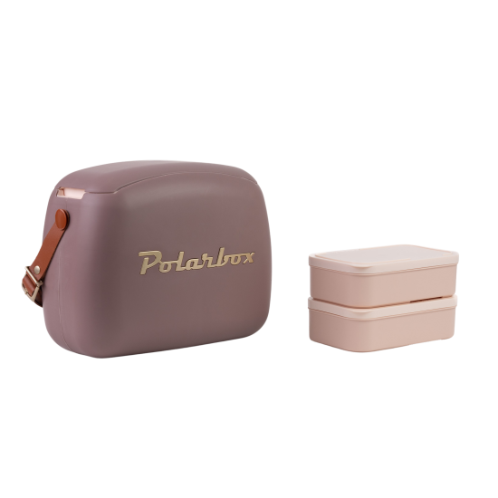 6 Litrów Polarbox Lunch Mauve Gold 9347