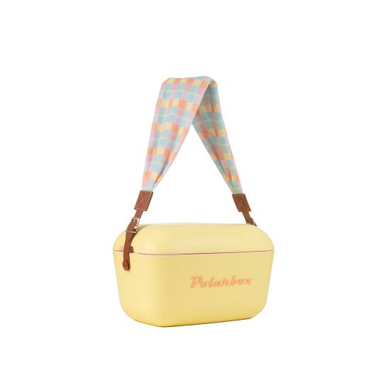 Pasek tekstylny Polarbox Classic wzór Vichypop (Brązowy)