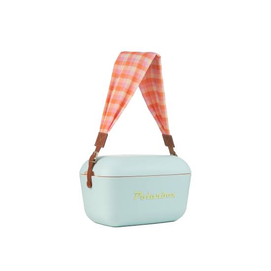 Pasek tekstylny Polarbox Classic wzór Vichy (Brązowy)