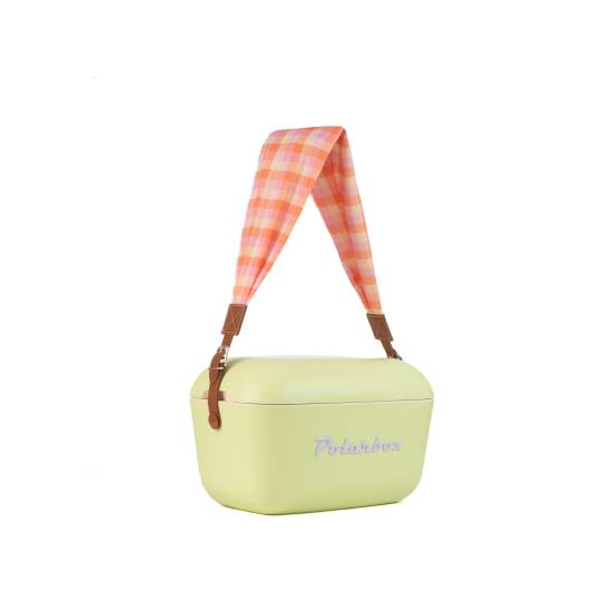 Pasek tekstylny Polarbox Classic wzór Vichy (Brązowy)