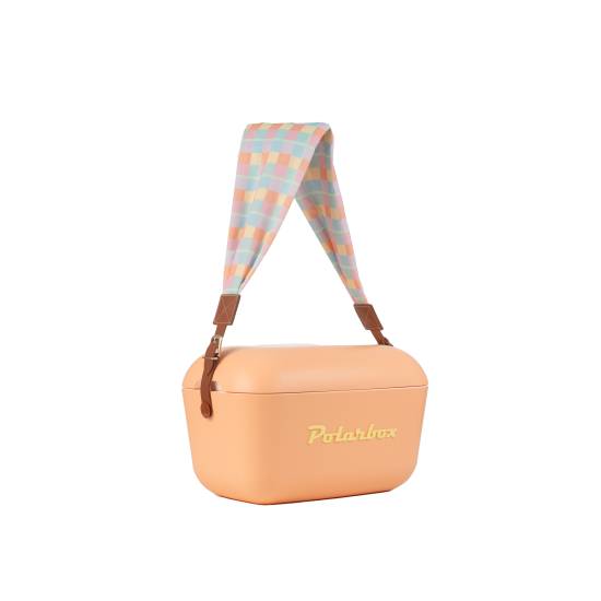 Pasek tekstylny Polarbox Classic wzór Vichypop (Brązowy)