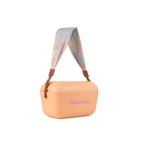 Pasek tekstylny Polarbox Classic wzór Patchwork (Brązowy)