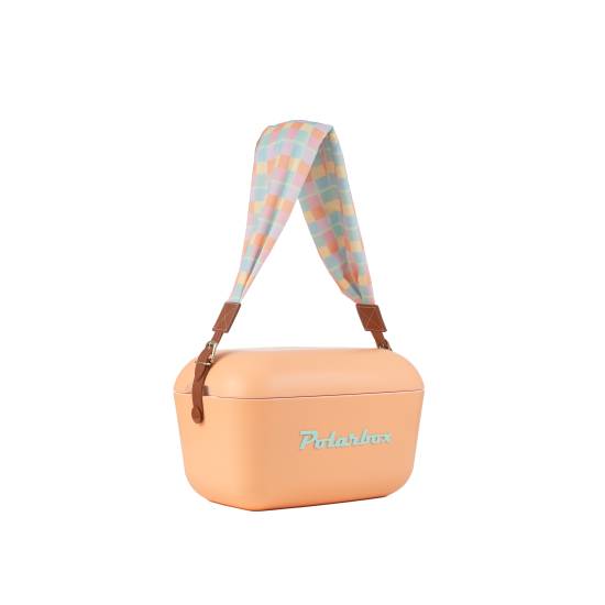 Pasek tekstylny Polarbox Classic wzór Vichypop (Brązowy)