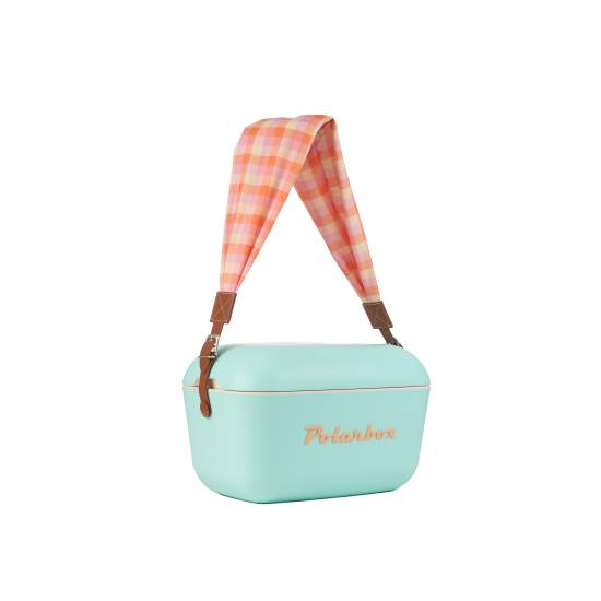 Pasek tekstylny Polarbox Classic wzór Vichy (Brązowy)