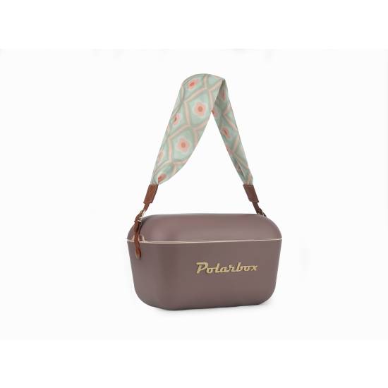 Pasek tekstylny Polarbox Classic wzór Retro Gold (Brązowy)