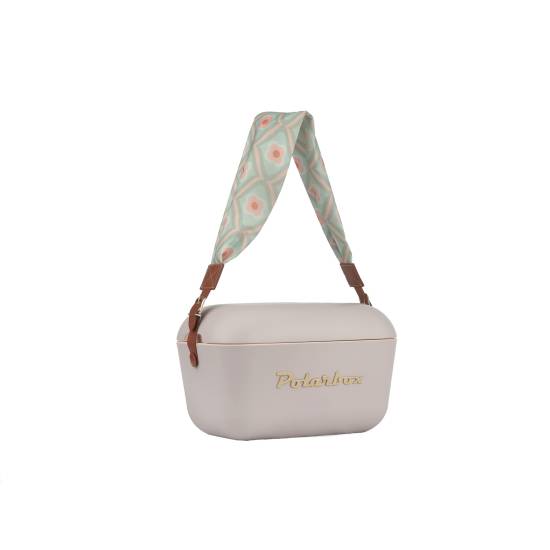 Pasek tekstylny Polarbox Classic wzór Retro Gold (Brązowy)