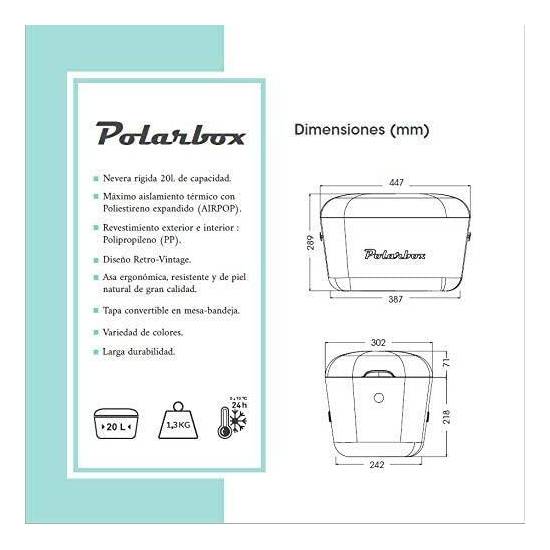 20 Litrów POP Polarbox Liliowy Malva 9259
